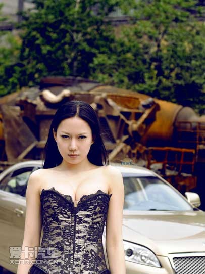 蕾丝豹纹女秀性感身段图片