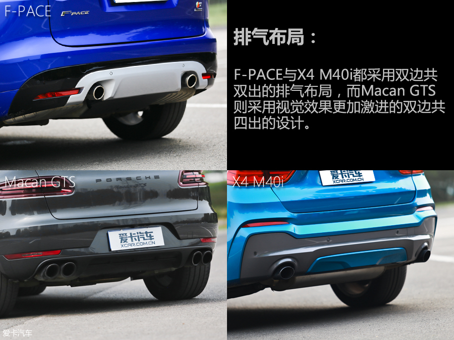 F-PACE/Macan GTS/X4 M40i对比评测