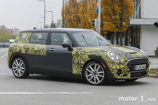 全新MINI Clubman JCW谍照 明年3月发布