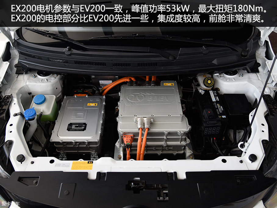 靜態(tài)體驗北汽新能源EX200