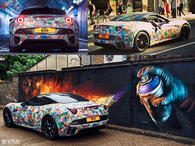 法拉利也能涂鸦 色彩与速度的艺术碰撞:法拉利的艺术殿堂-爱卡汽车